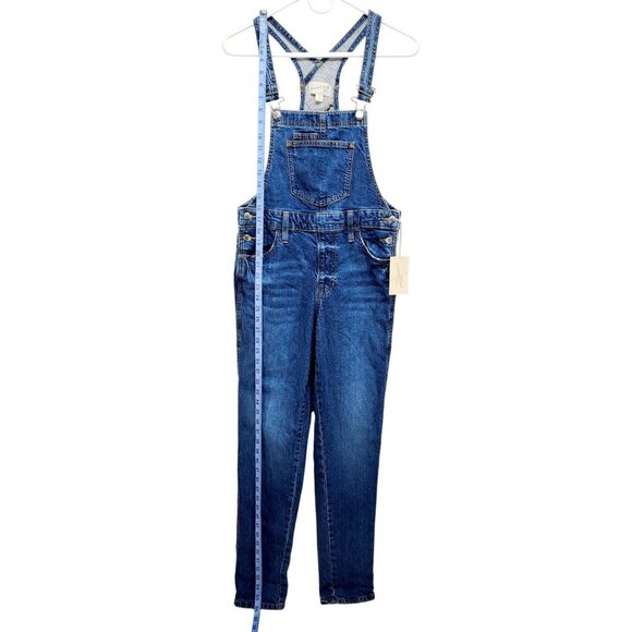 Universal Thread Womens Blue Denim Overalls With Adjustable Straps Size 0 - Picture 8 of 10